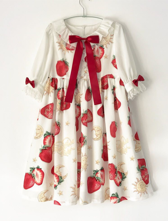 strawberry classic lolita dress