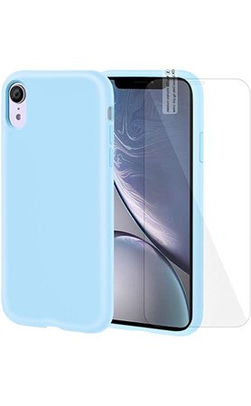 light blue phone case