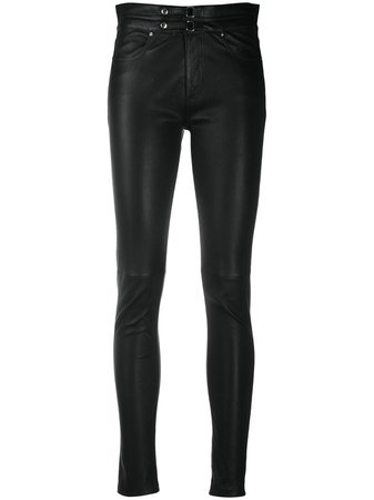 IRO skinny leather trousers - FARFETCH