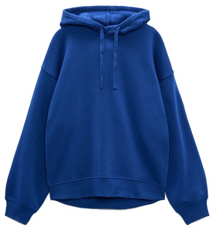 blue Zara hoodie