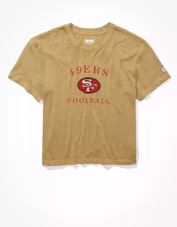 Tailgate Women's San Francisco 49ers Retro T-Shirt brown