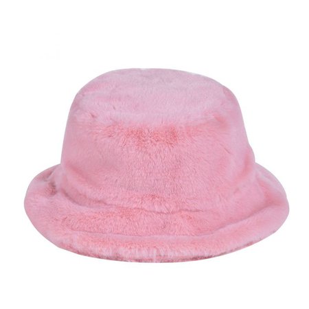 PS Wholesale - Pink Fluffy Bucket Hat