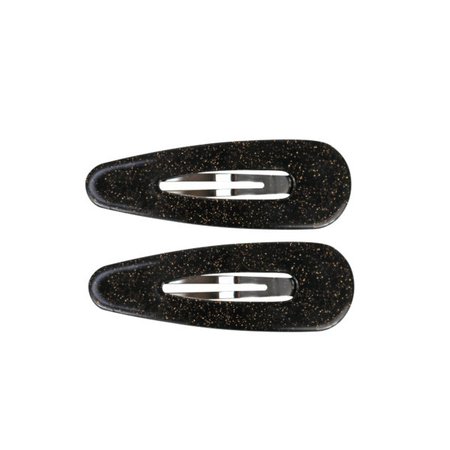 Black glitter acrylic hair clips | Wicked Sista | Cosmetic Bags, Jewellery, Hair Accessories, Watches & Scarves