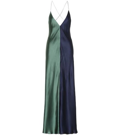Sierra silk maxi dress