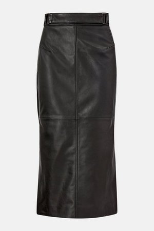 Leather Pencil Skirt | Karen Millen