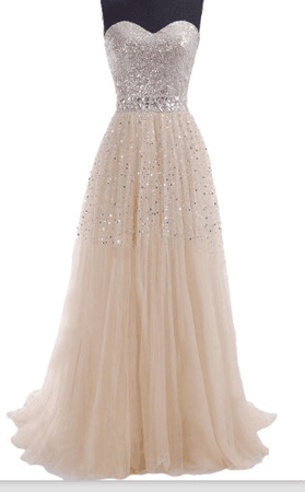 Charming A-line Floor Length Chiffon With Beadings Prom Dress on Luulla