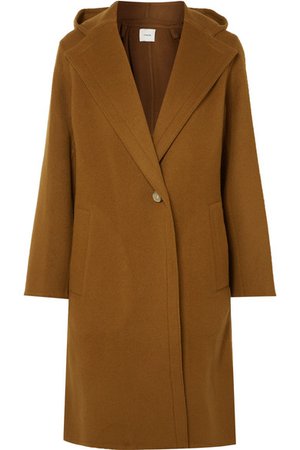 Vince | Hooded wool-blend coat | NET-A-PORTER.COM