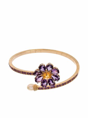 Dolce & Gabbana Spring 18kt yellow gold multi-stone bracelet