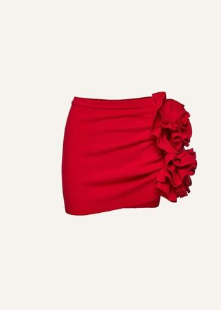 red rose skirt
