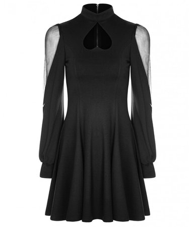 The Dark Side of Fashion Heart Cut Out Dress by Punk Rave