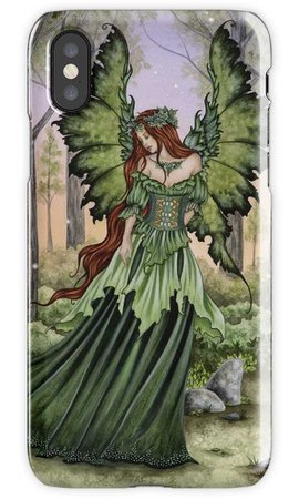 "Lady of the Forest" iPhone Cases & Covers by AmyBrownArt | Redbubble