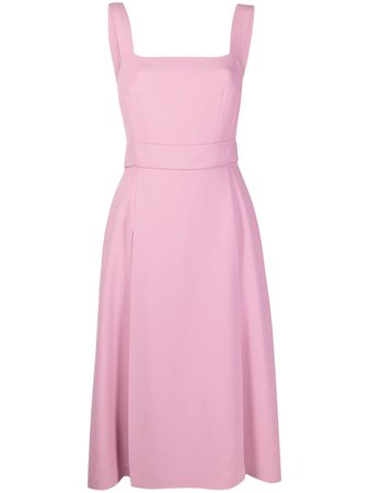 Shop pink Dolce & Gabbana empire-line mid-length dress with Express Delivery - Farfetch