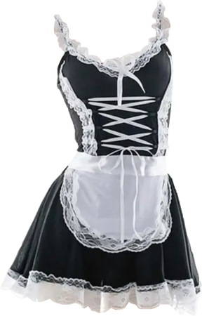 Sleeveless maid dress
