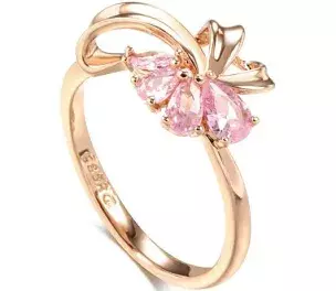 pink flower ring - Google Search