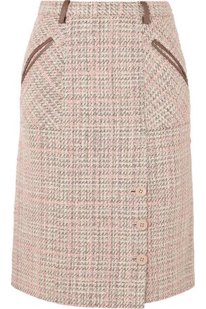 Agnona | Checked tweed skirt | NET-A-PORTER.COM
