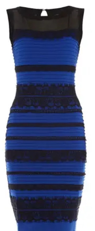 black and blue dress