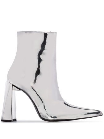 Area 110mm Metallic Ankle Boots - Farfetch