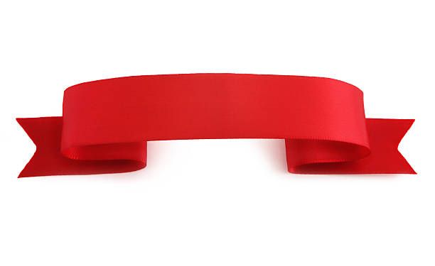 Red Ribbon Stock Photo - Download Image Now - Ribbon - Sewing Item, Red, AIDS Awareness Ribbon - iStock