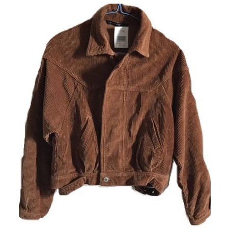corduroy vintage jacket brown tan