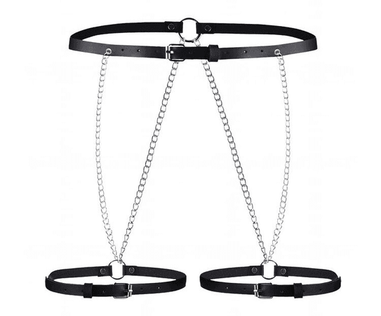 Chain Decor Garter Belt