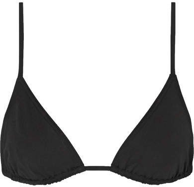 Les Essentiels Mouna Triangle Bikini Top - Black
