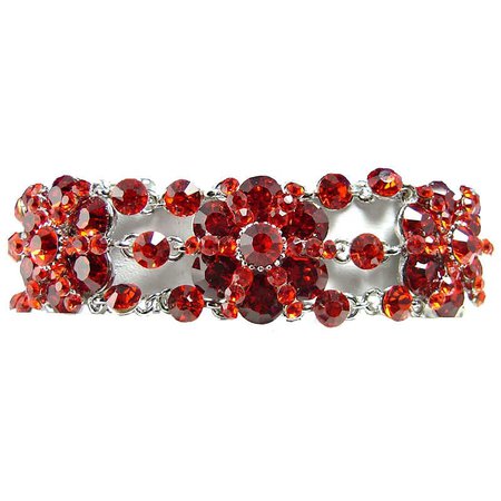 red crystal bracelets - Google Search