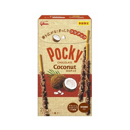 POCKY STICK CHOCOLATE COCONUT BISCUIT | wokshop.gr