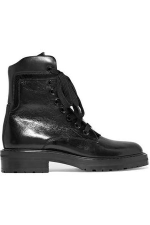 Saint Laurent | William glossed-leather ankle boots | NET-A-PORTER.COM