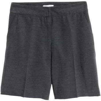Wide-cut Shorts - Black