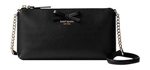 Amazon.com: Kate Spade New York Sawyer Street Declan Leather Crossbody Bag (Black): Clothing