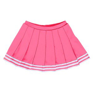 Hot Pink Pleated Cheer Skirt