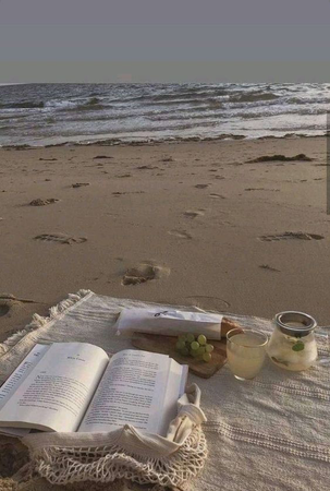 beach reading relax travel aspiration aesthetic mood travel