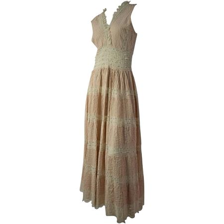 70s Lace Boho Dress For Sale at 1stDibs | 70s boho dress, boho 70s dress