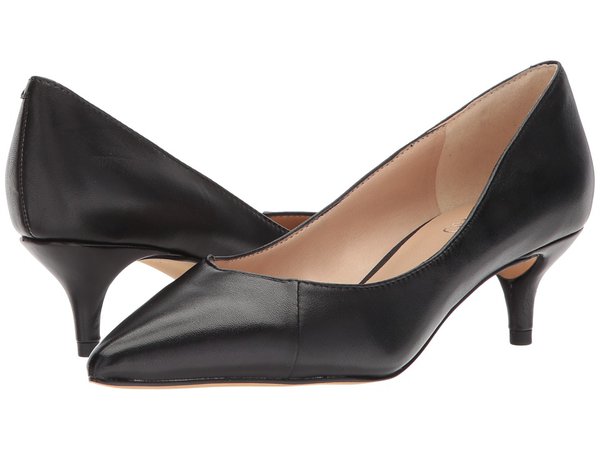 Franco Sarto - Donnie (Black Nappa) Women's 1-2 inch heel Shoes