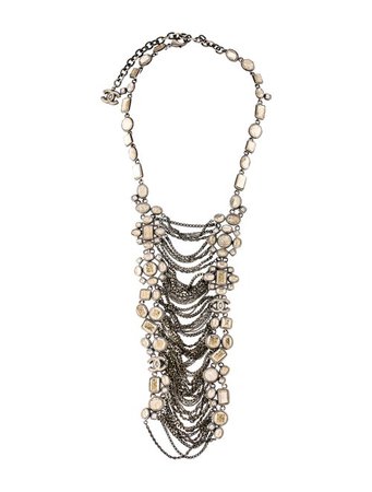 Chanel Crystal CC Multichain Long Necklace - Necklaces - CHA248185 | The RealReal