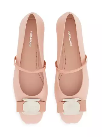 Shop FERRAGAMO Zina Leather Sandals | Saks Fifth Avenue