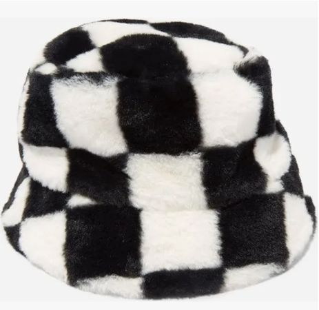 Checkered hat