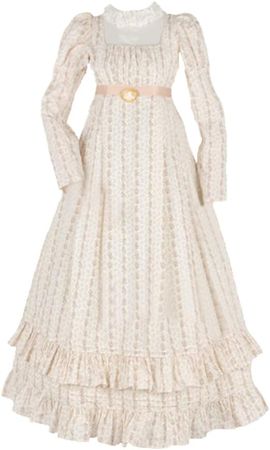 Amazon.com: HappyStory Handmade Women's Regency/French Empire Floral Stripe Dress Jane Austin Festival Dress : Clothing, Shoes & Jewelry