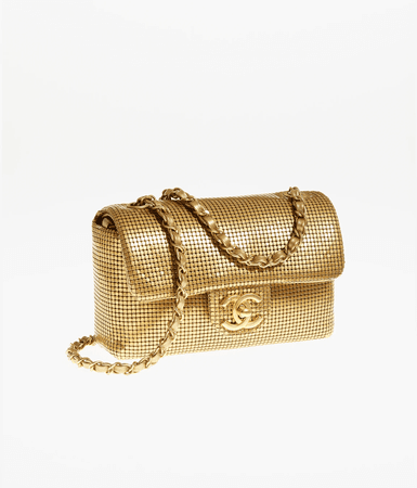 Gold Metallic Chanel bag