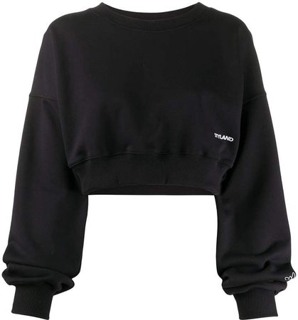 Styland Oversized-Fit Cropped Sweatshirt