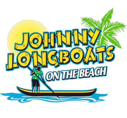 Johnny Longboats on the Beach Logo