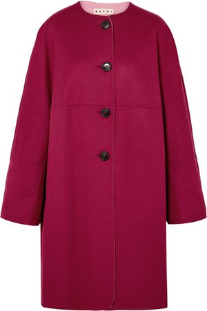 Marni | Reversible wool and cashmere-blend coat | NET-A-PORTER.COM