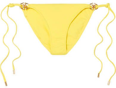 Bahamas Embellished Bikini Bottom - Yellow