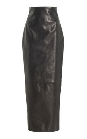 Loxley High-Rise Leather Maxi Skirt By Khaite | Moda Operandi