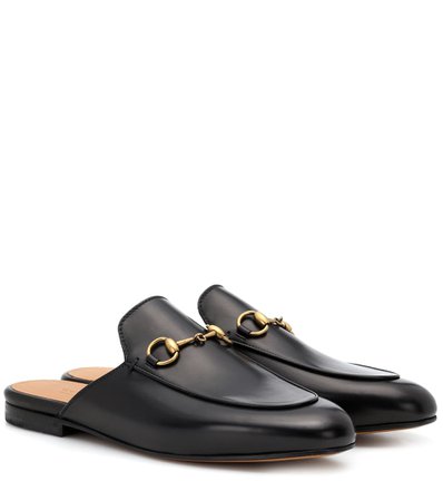 Princetown Leather Slippers - Gucci | mytheresa.com