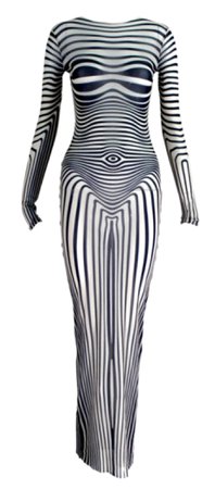 Jean Paul Gaultier SS21 Les Marines Body Morphing Dress