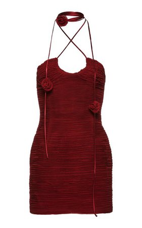 Fitted Silk-Blend Mini Dress By Magda Butrym | Moda Operandi