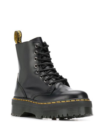 *clipped by @luci-her* black Dr. Martens Jadon 50mm platform boots with Express Delivery - Farfetch