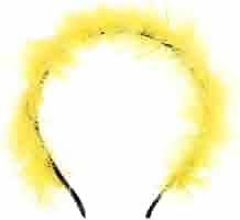 yellow feather headband - Google Search