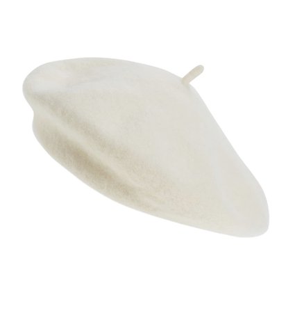 cream beret